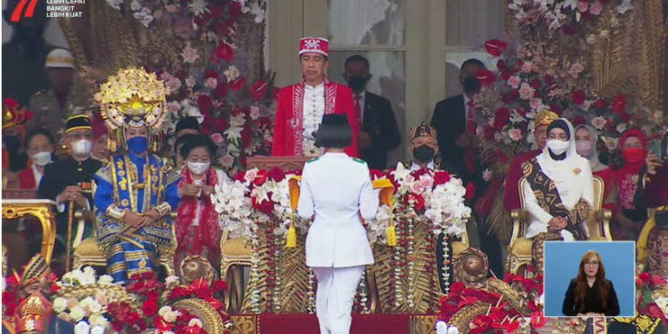 Presiden Jokowi Pimpin Upacara Peringatan Detik-Detik Proklamasi Kemerdekaan RI